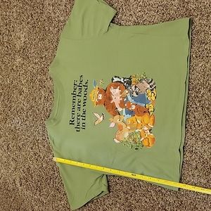Smokey Babes in the Woods Cropped T-shirt - Medium